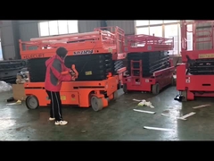 Motor elétrico 12 metros elevador de tesoura autopropulsado com 2,27m x 1,12m tamanho de plataforma